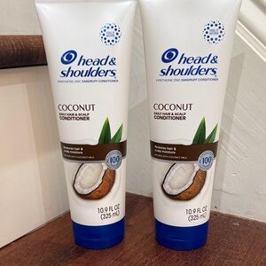NWT two Head & Shoulders Coconut Conditioner 10.9 Fl. Oz